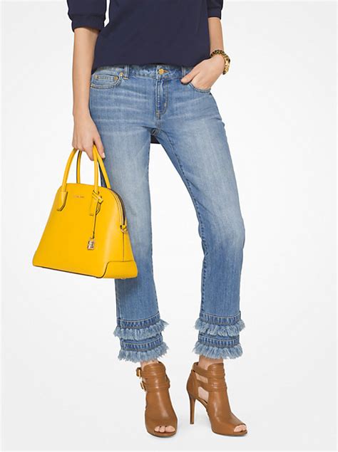 michael kors fringed jeans|Michael Kors jeans men.